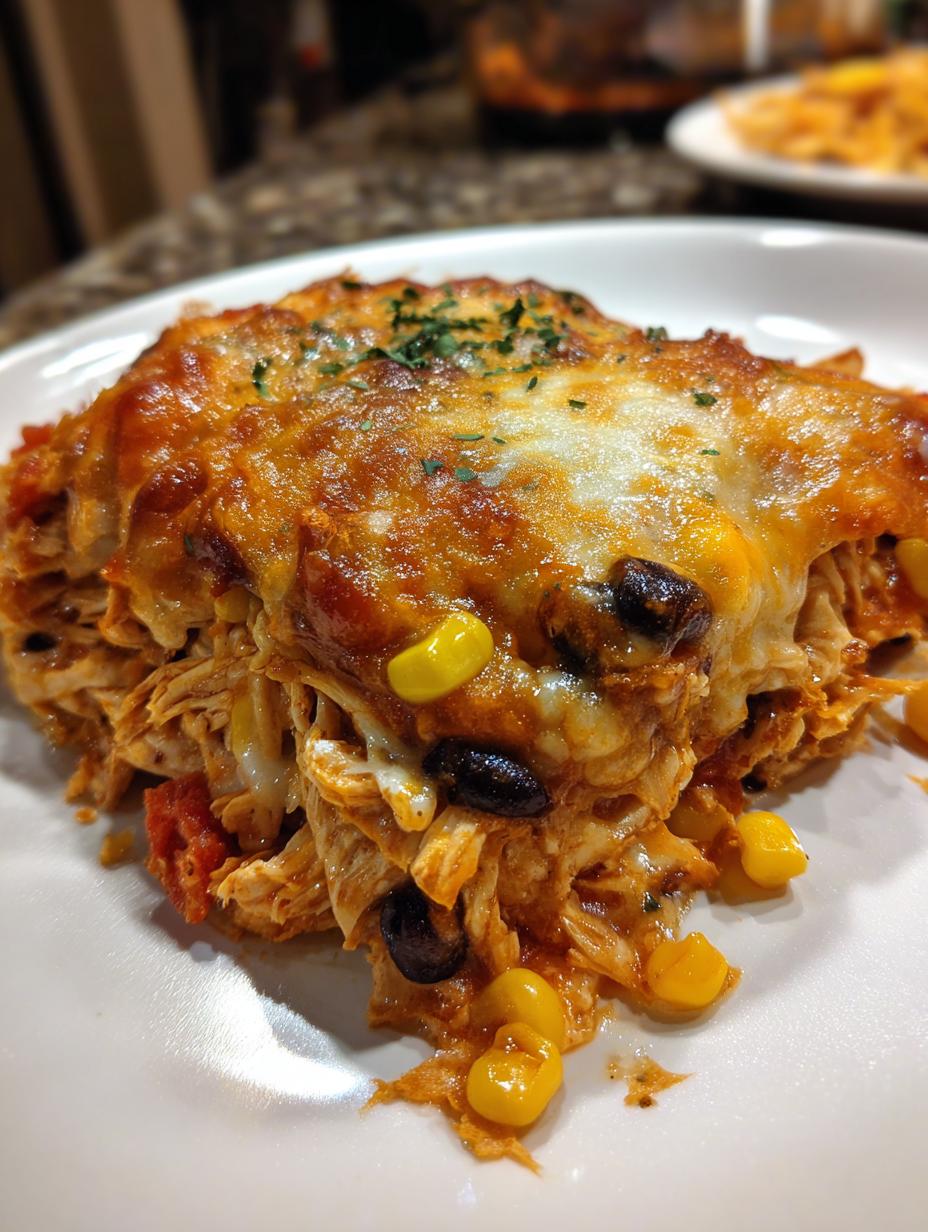 mexican chicken burrito casserole