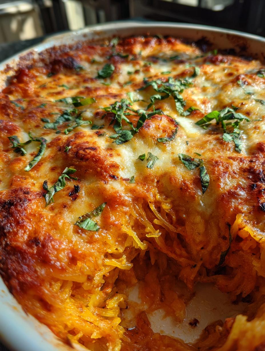 million dollar spaghetti squash pasta - detail 1