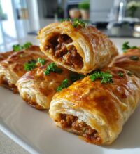 minced crocodile sausage rolls