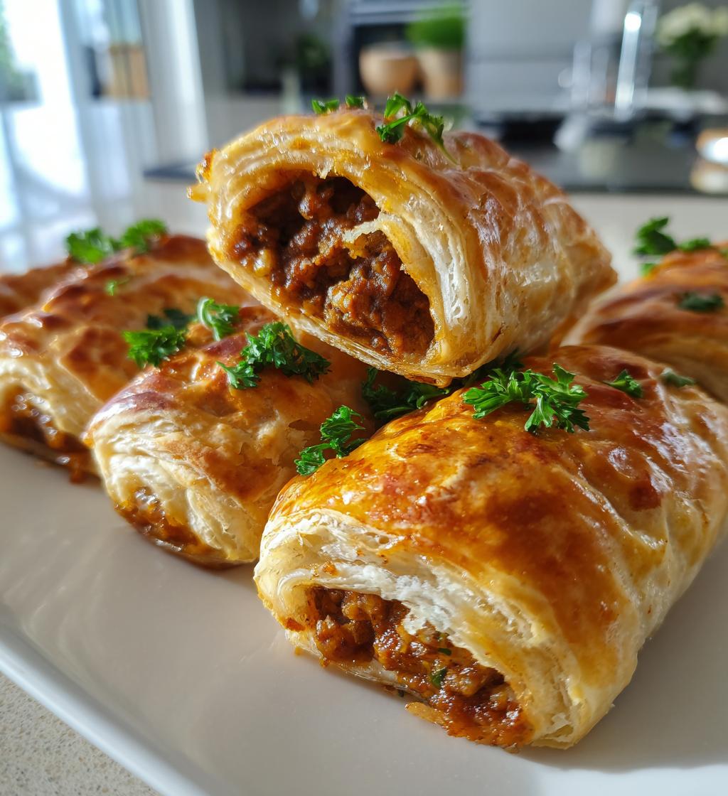 minced crocodile sausage rolls