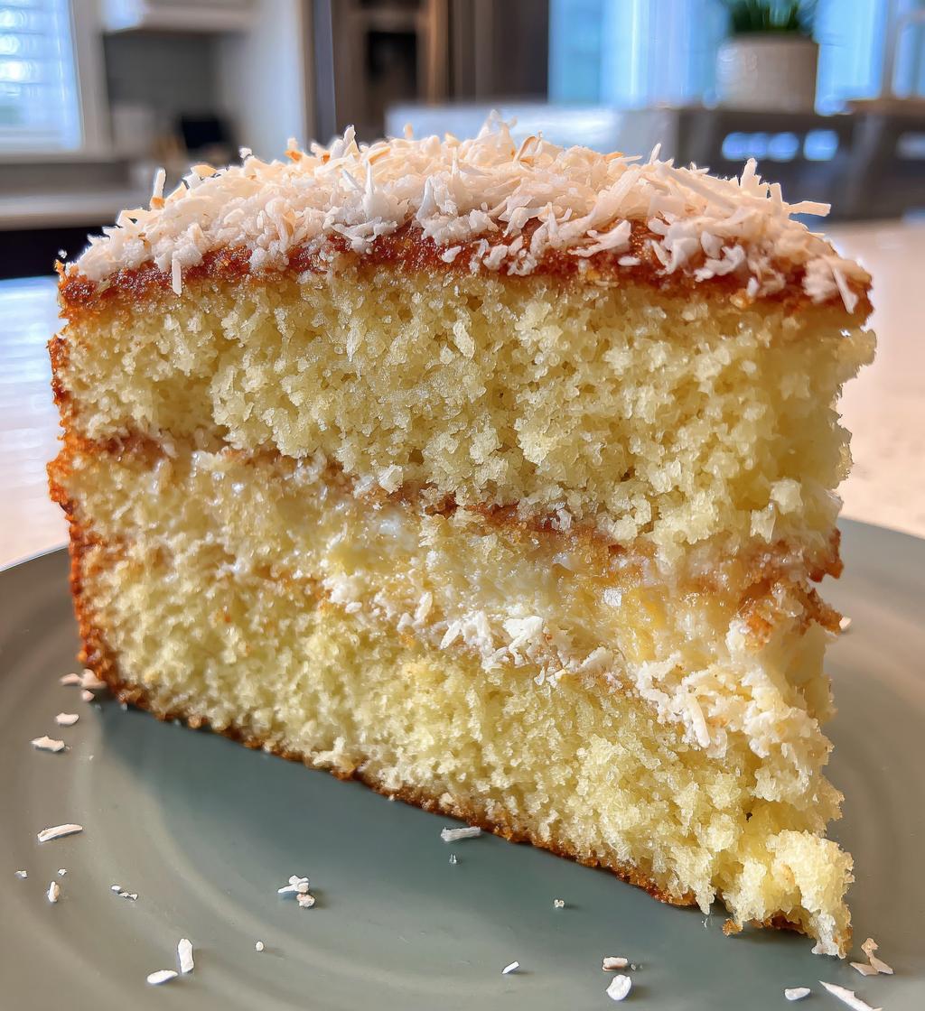 moist coconut cake