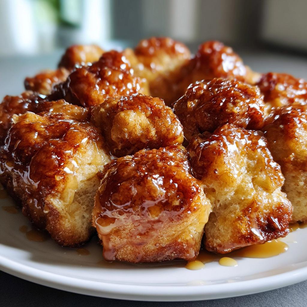 monkey bread made with biscuits - detail 1