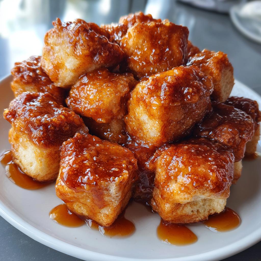 monkey bread made with biscuits