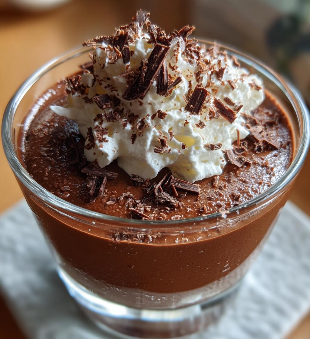 mousse dessert - detail 1