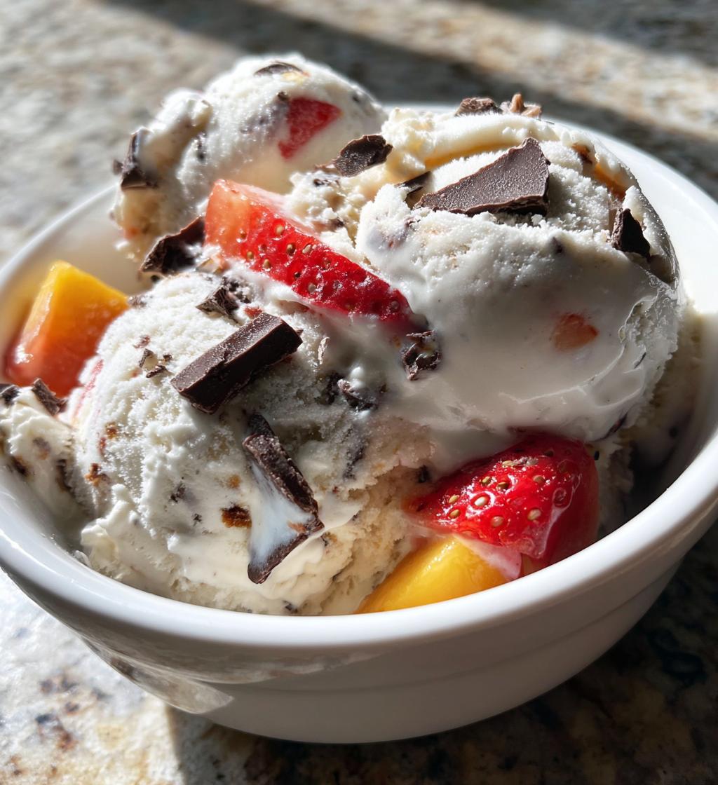 no churn ice cream - detail 1