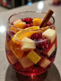 non alcoholic christmas sangria