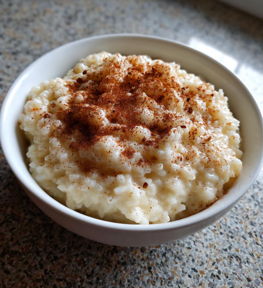 old fashioned rice pudding