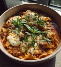 one-pot lasagna soup