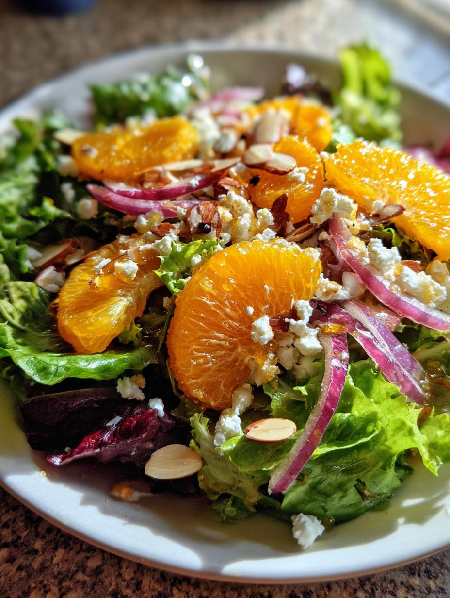 orange dream salad - detail 1