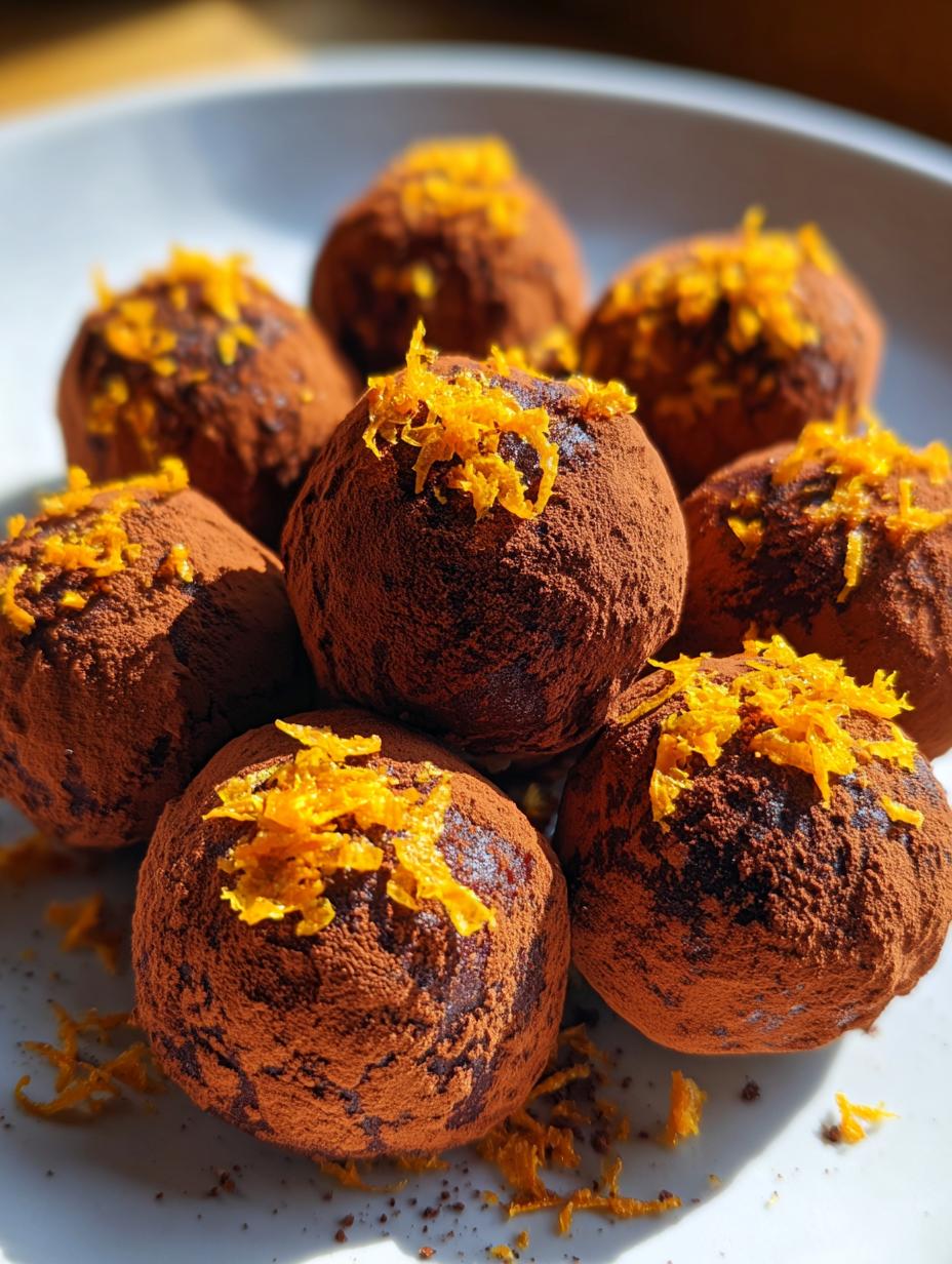 orange truffles