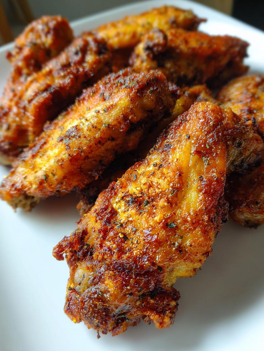 oven fried chicken wings - detail 1