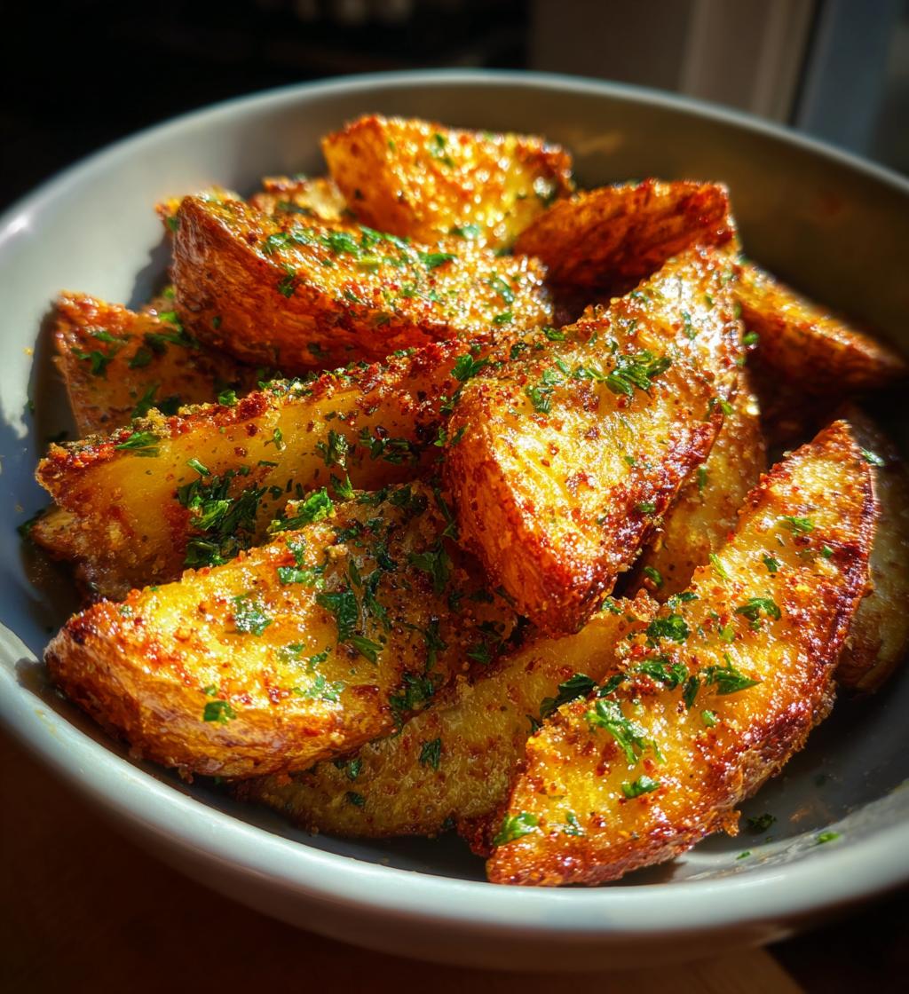 parmesan potatoes - detail 1