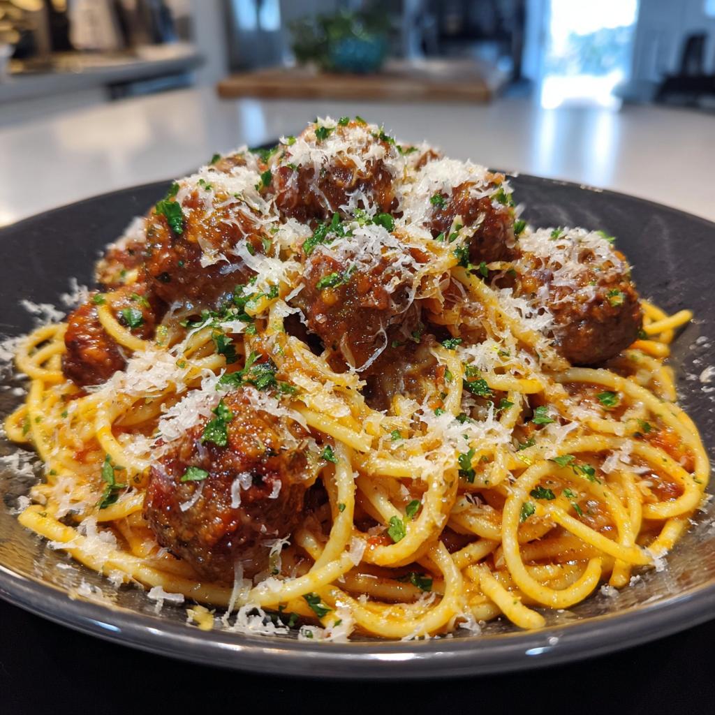 pasta meatballs