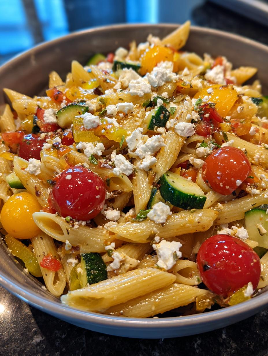 pasta salad - detail 1