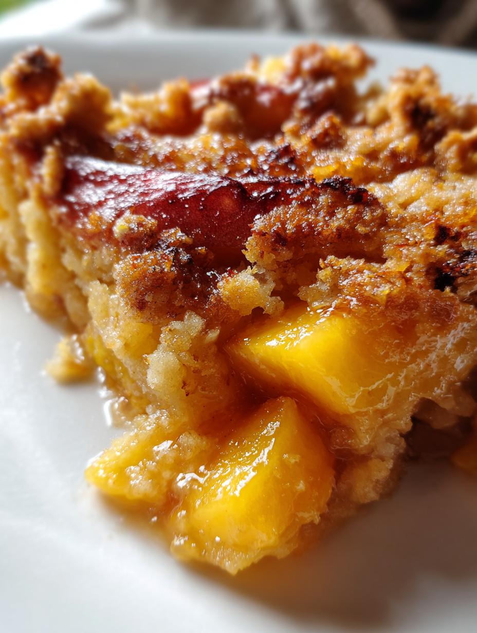 peach cobbler