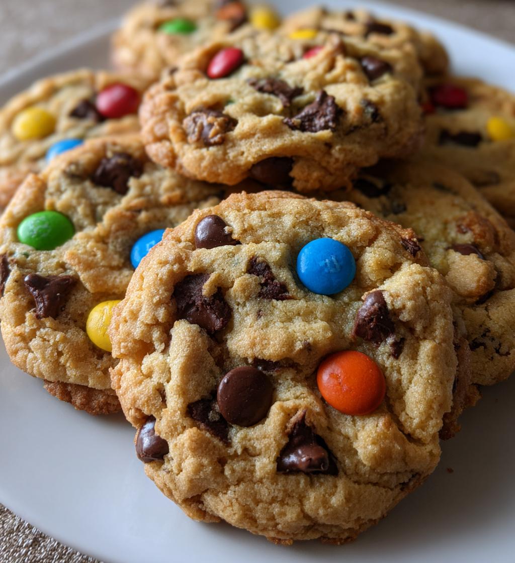 peanut butter monster cookies - detail 1