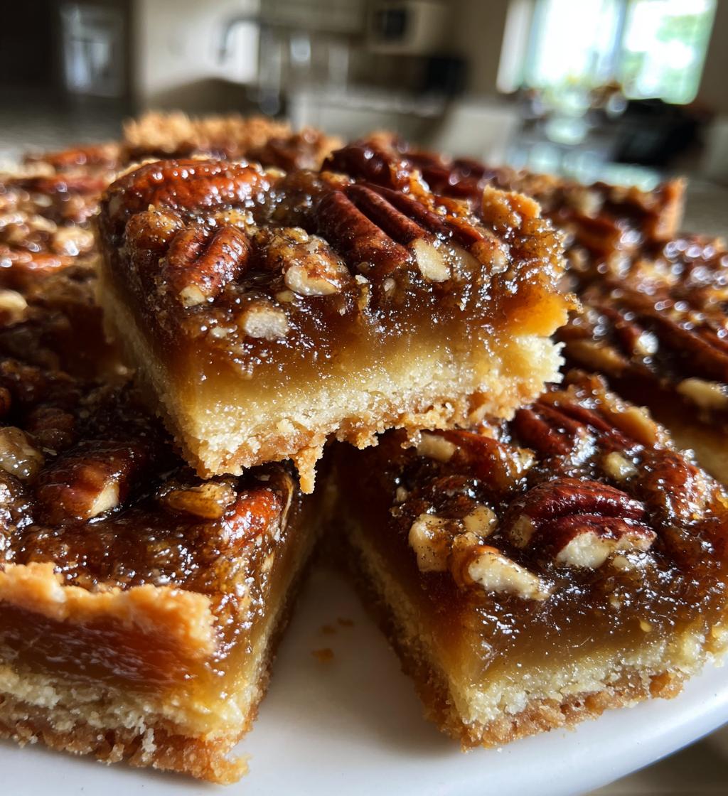 pecan butter tart squares