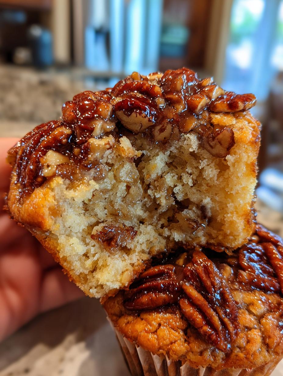 pecan pie muffins - detail 1