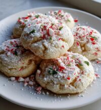peppermint meltaway cookies