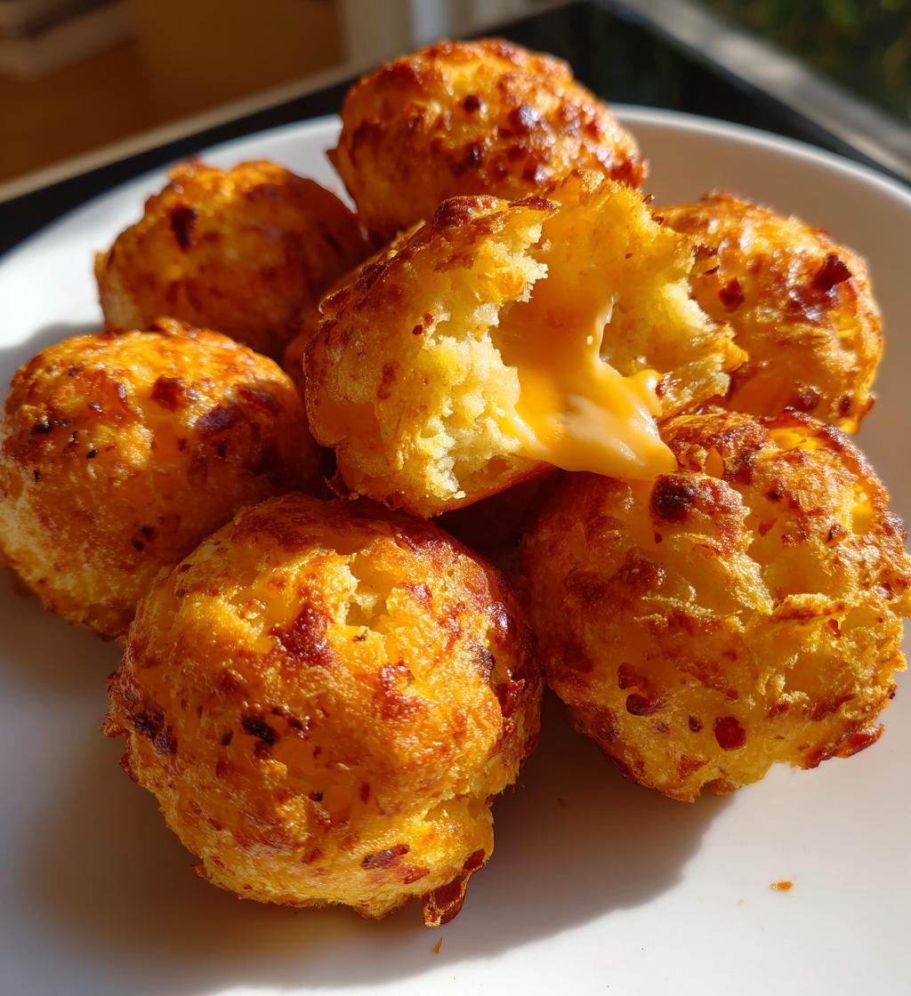 pepperoni cheese puffs - detail 1