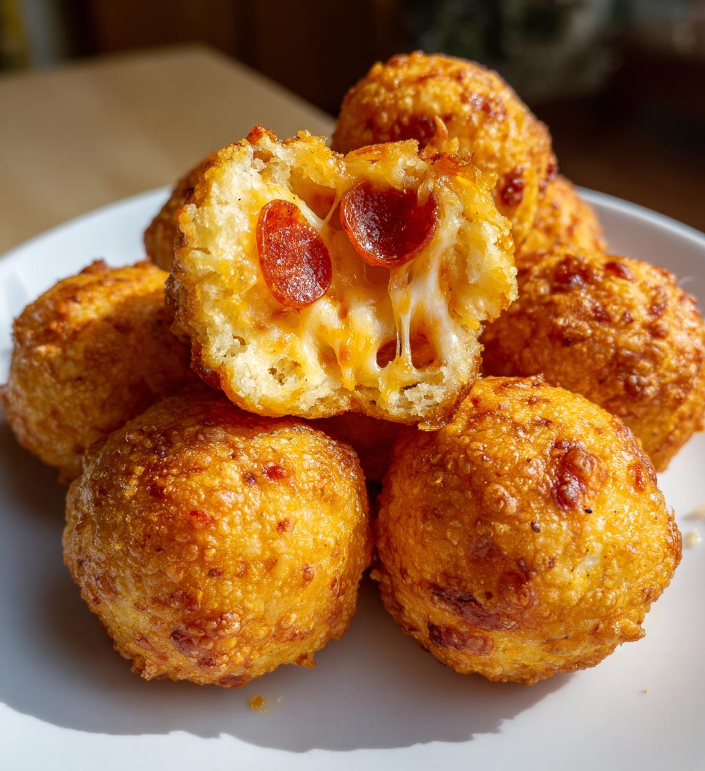 pepperoni cheese puffs