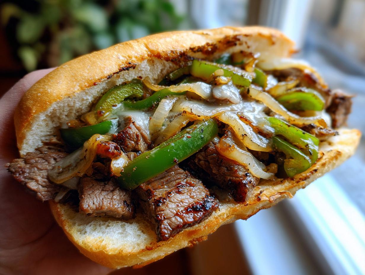 philly cheesesteak - detail 1