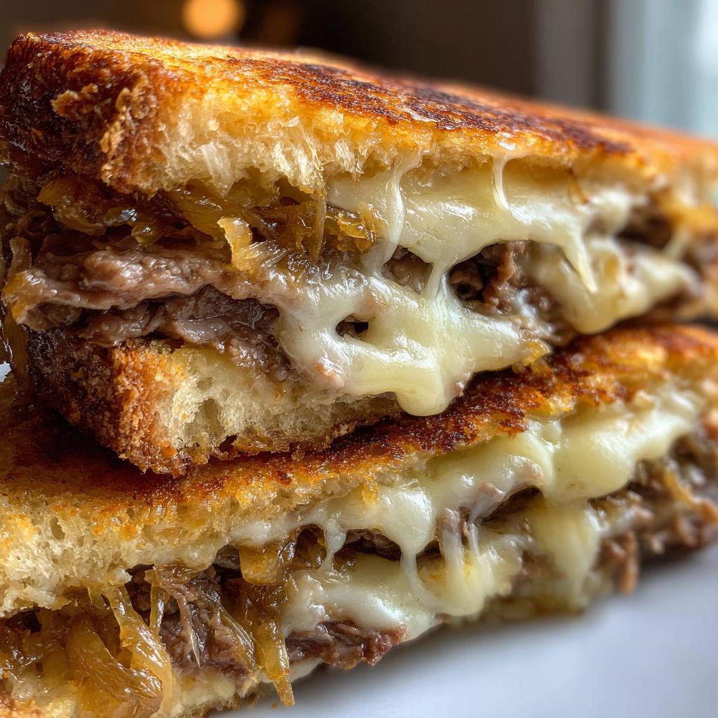 philly grilled cheese sandwich
