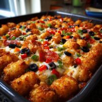 pizza tot casserole