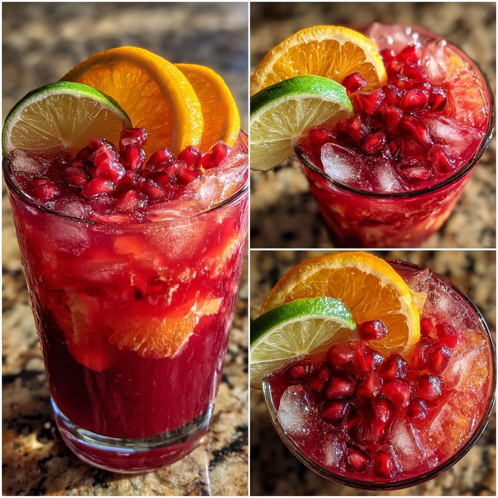 pomegranate paradise punch - detail 1