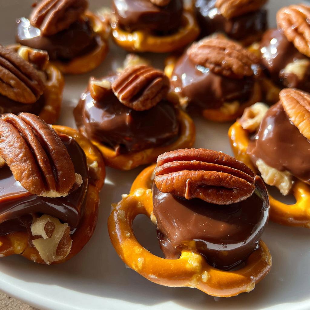 pretzel rolo bites - detail 1