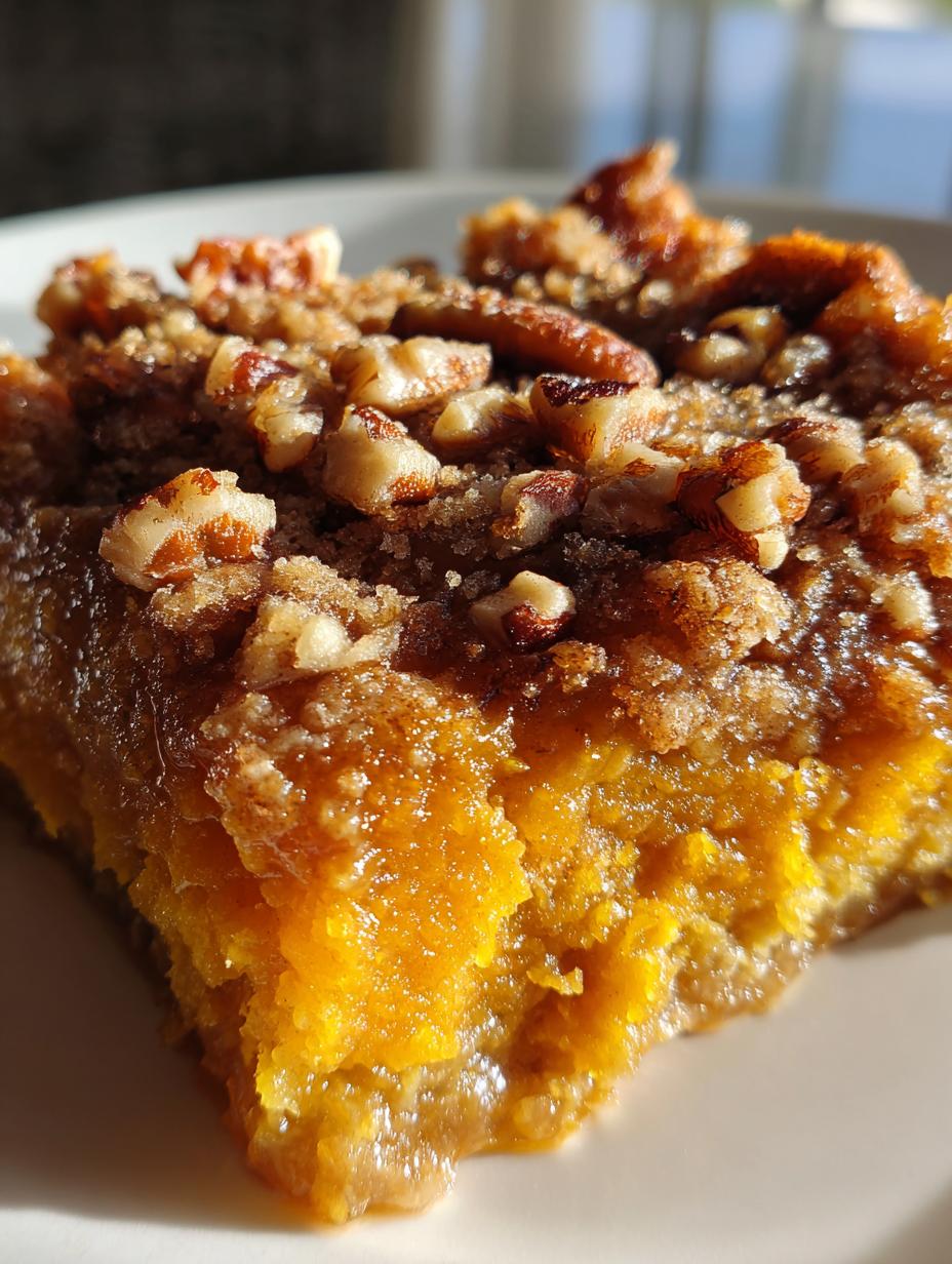 pumpkin pecan cobbler easy - detail 1