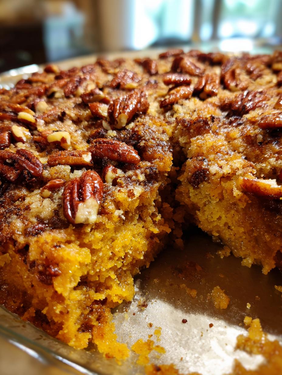 pumpkin pecan cobbler easy