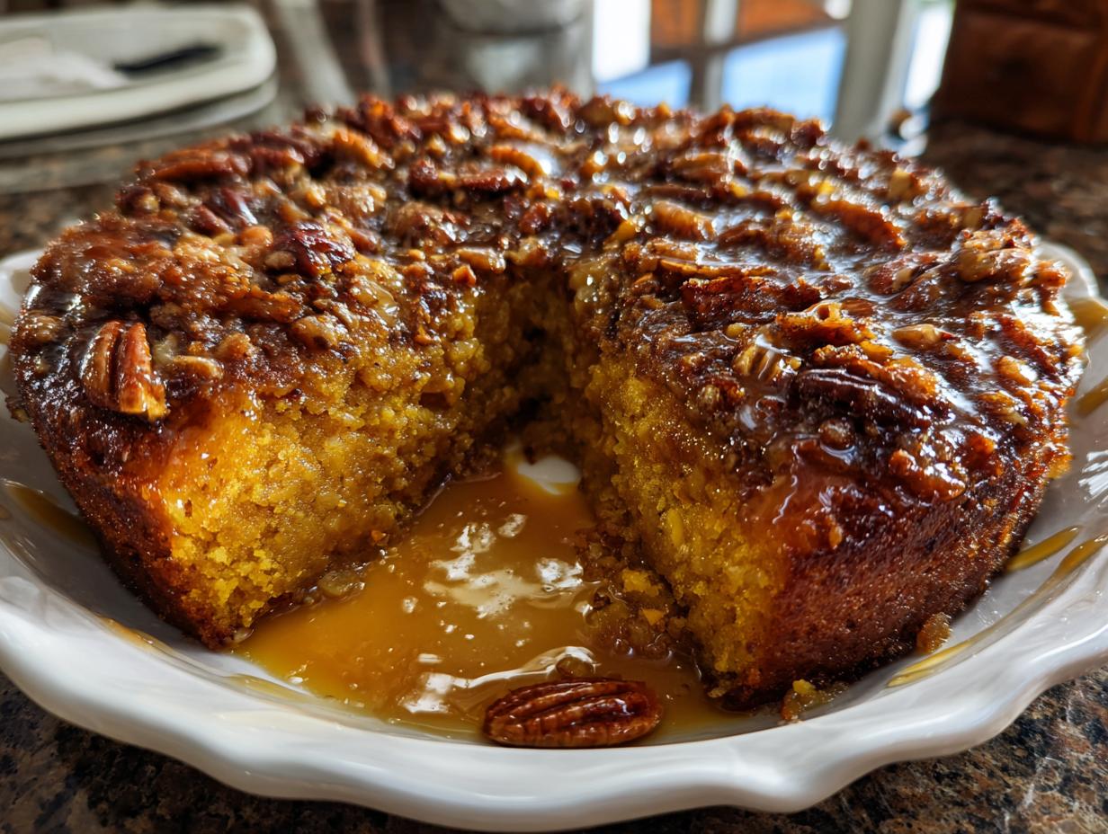 pumpkin pecan pie cobbler
