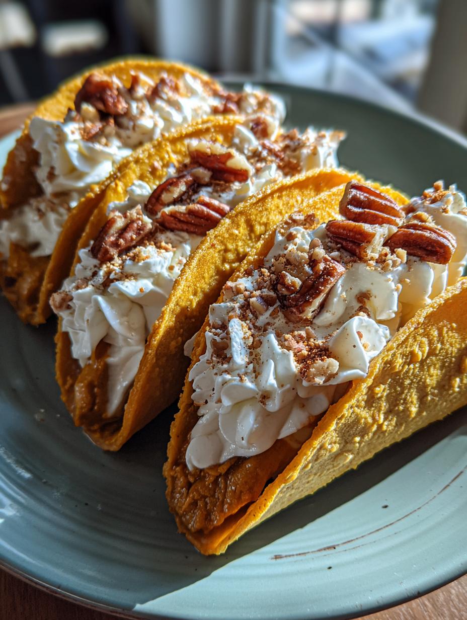 pumpkin pie tacos - detail 1