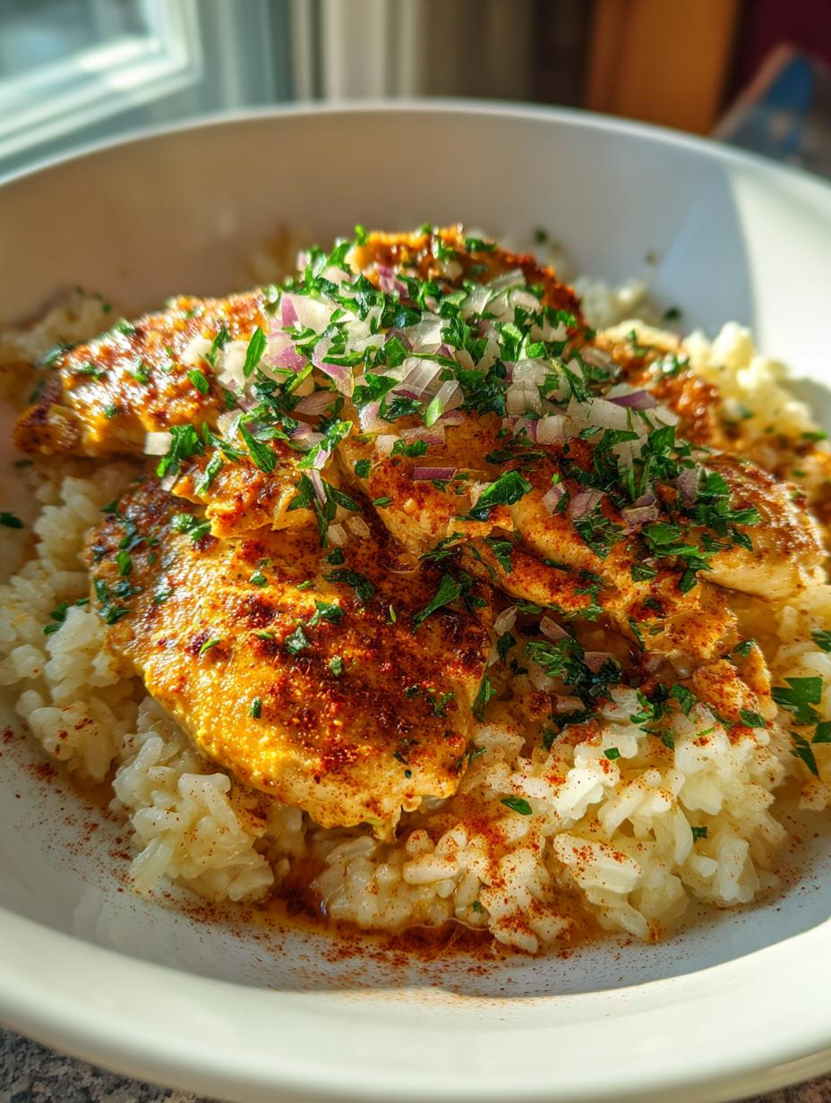 recipe for chicken and rice - detail 1