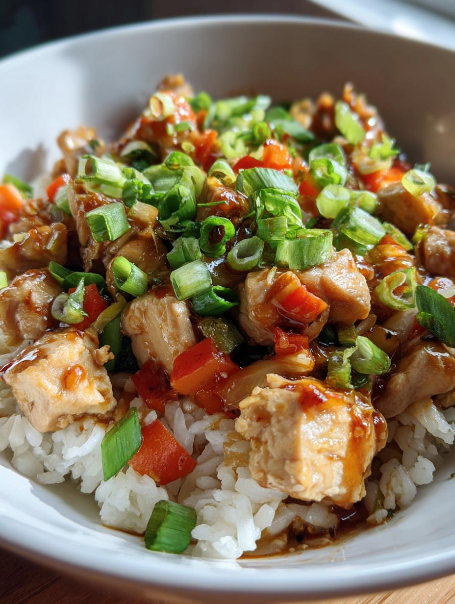 rice bowls chicken - detail 1