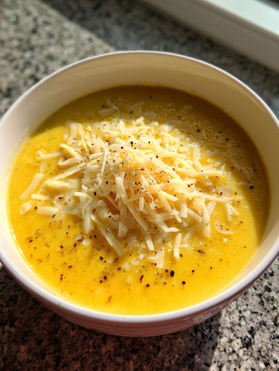 roasted garlic cheddar cauliflower soup
