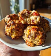 rotel cream cheese sausage balls