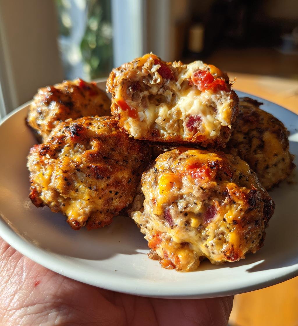 rotel cream cheese sausage balls