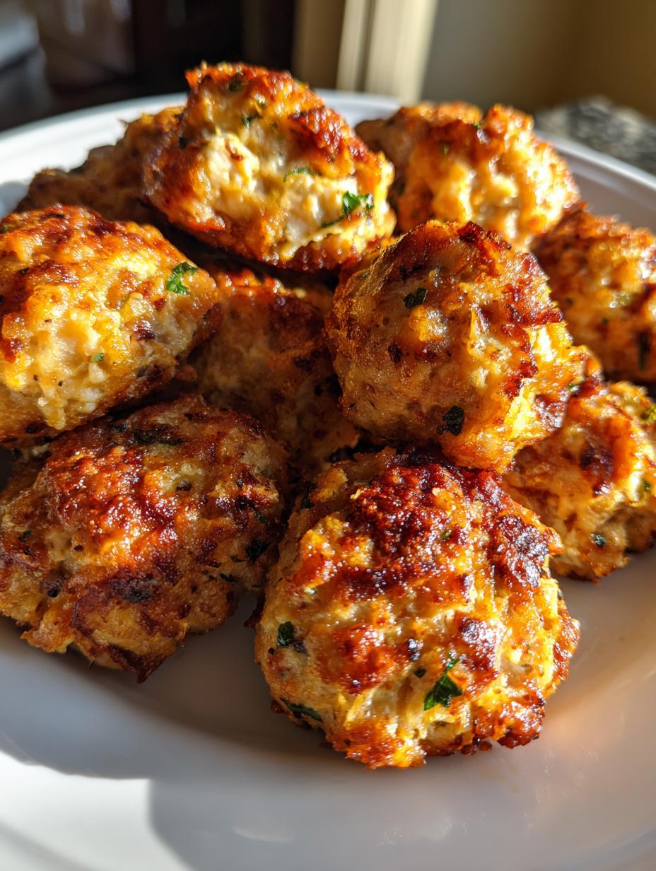sausage balls with cream cheese and rotel - detail 1