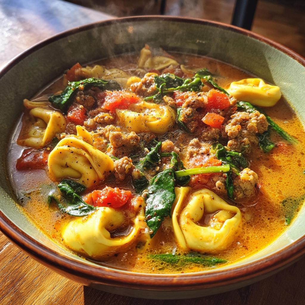 sausage tortellini soup