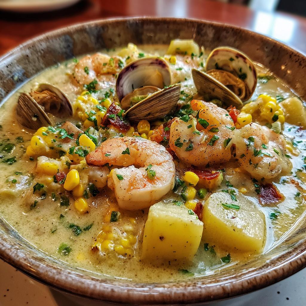 seafood chowder recipe