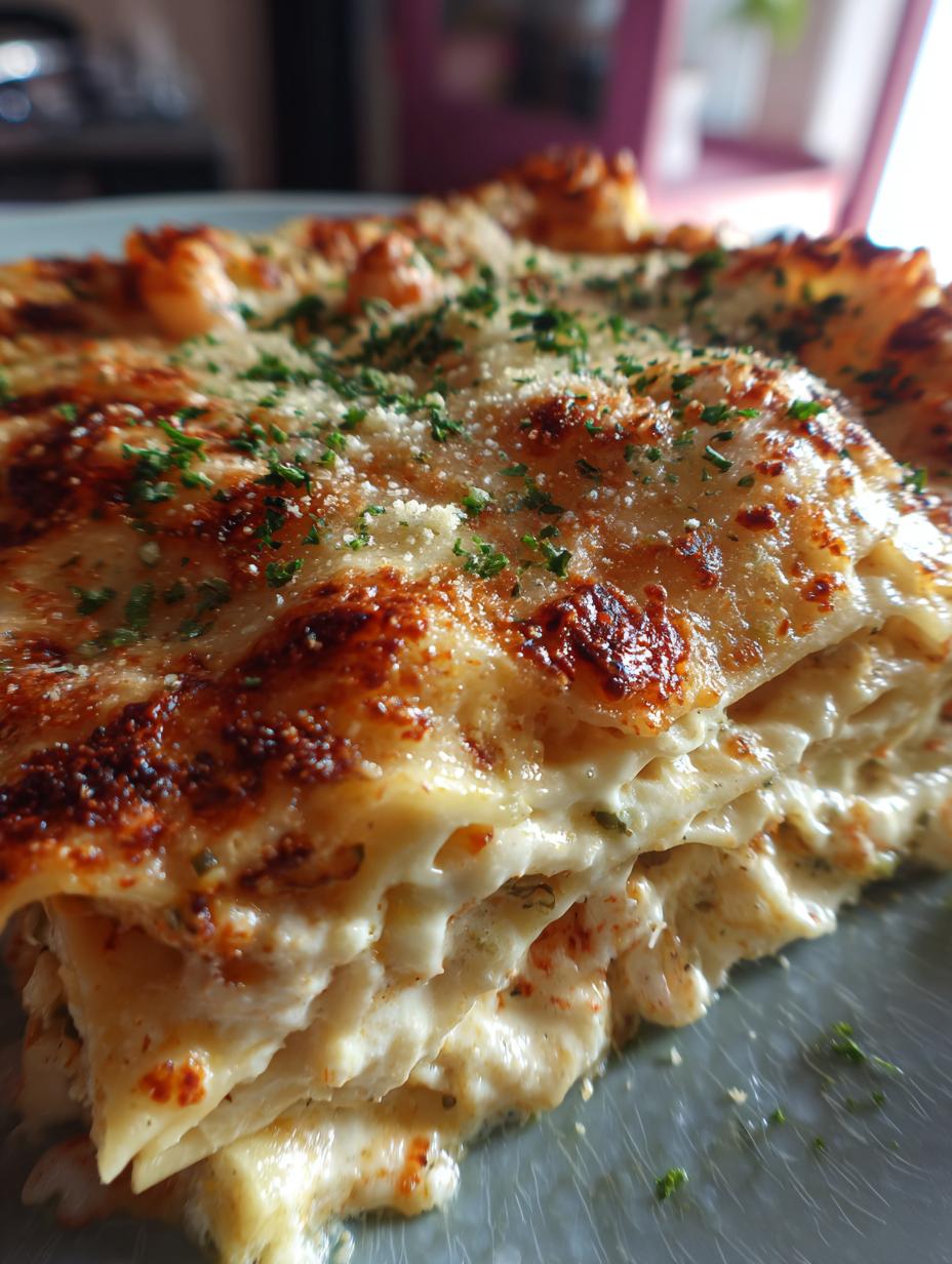 seafood lasagna