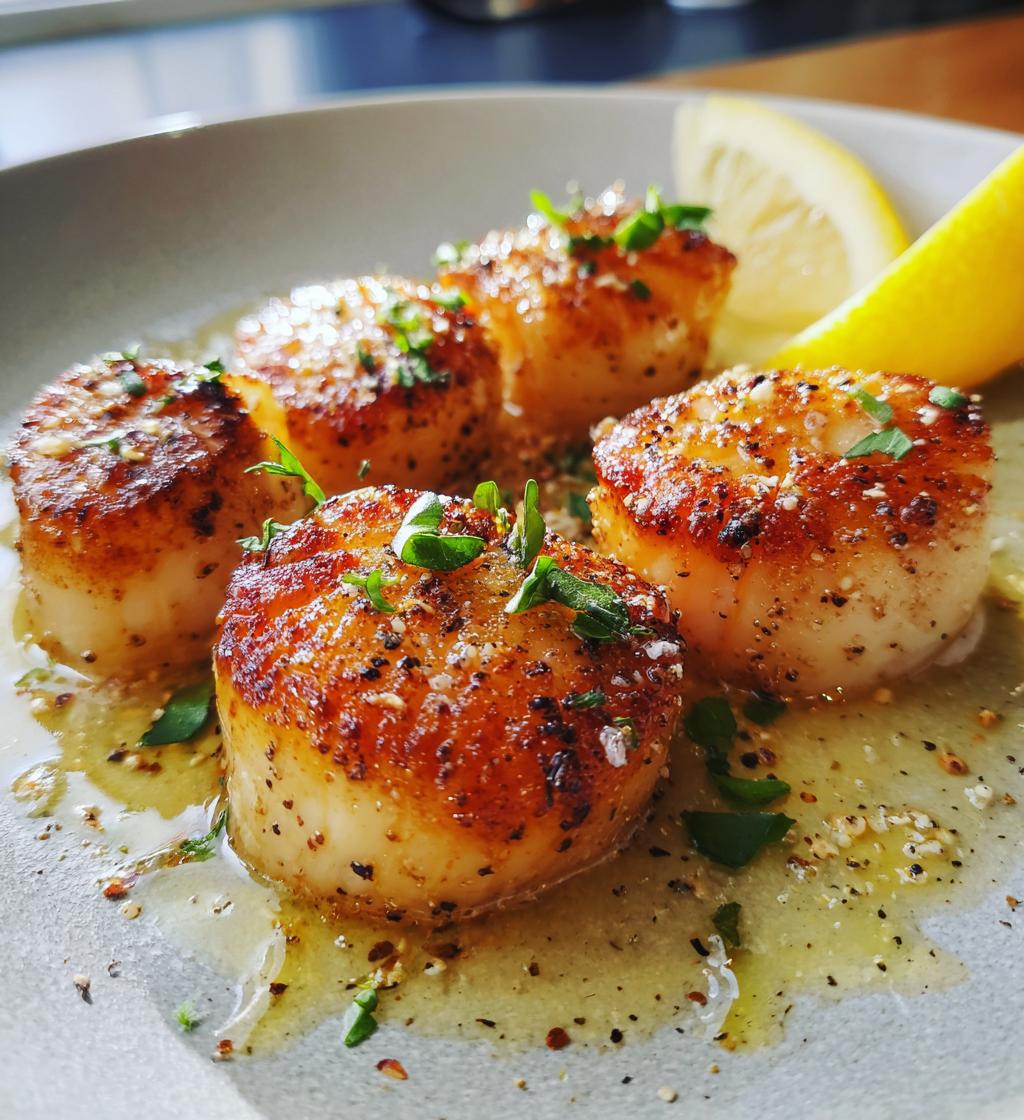 seared scallops healthy - detail 1