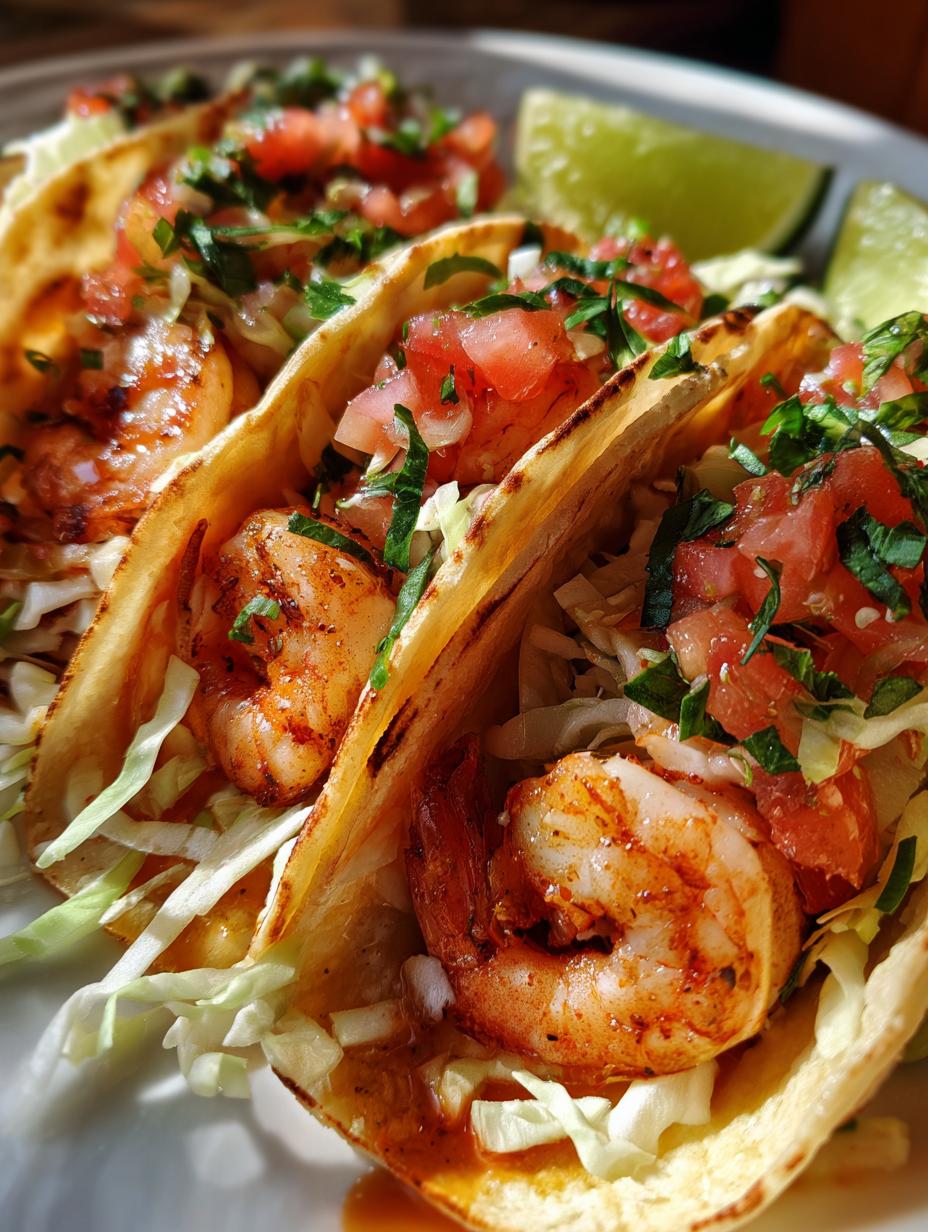 shrimp tacos - detail 1