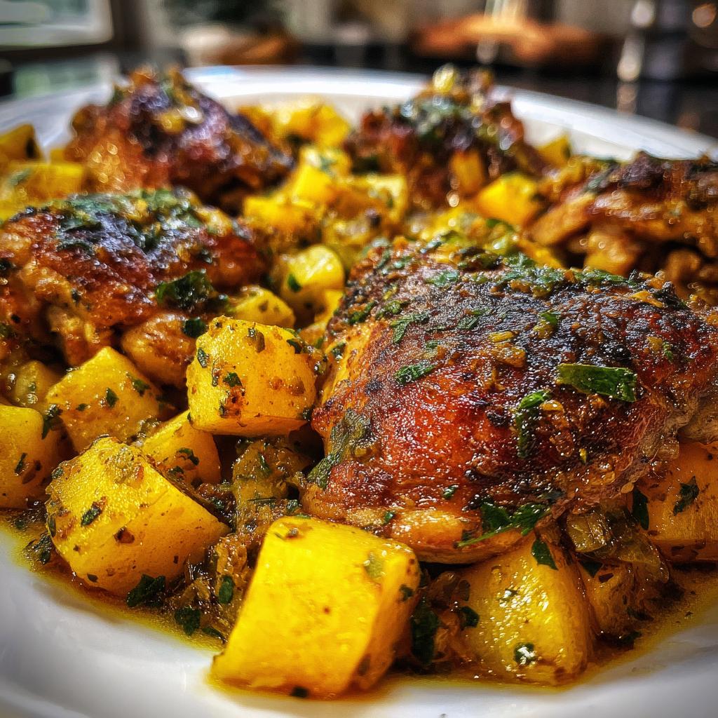 slow cooker chicken and potatoes