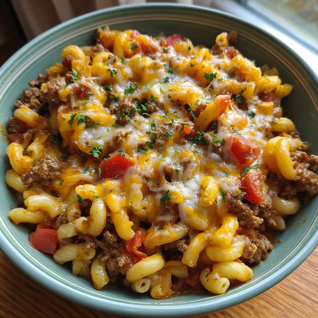 slow cooker goulash - detail 1