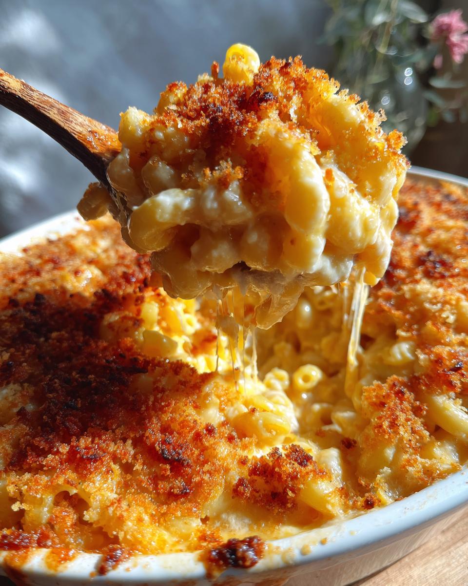 smoked mac and cheese - detail 1