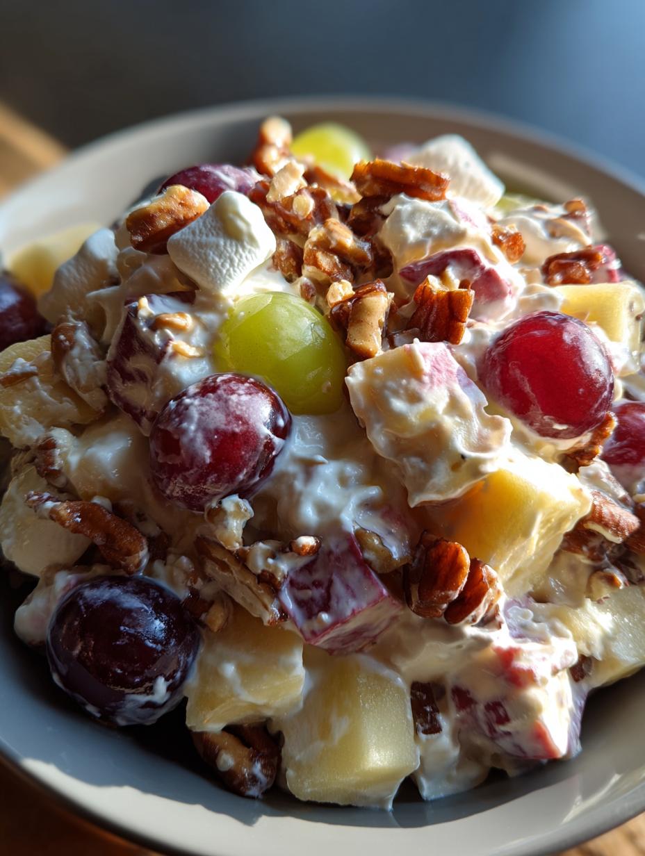 snickers salad - detail 1