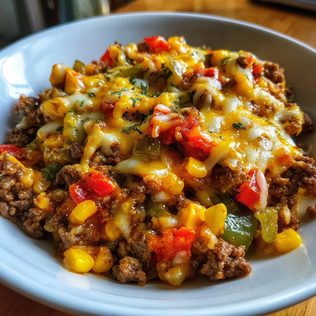 southwest skillet with ground beef